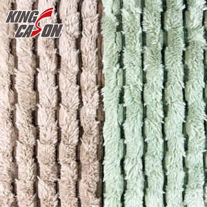 KINGCASON Prix bas <span class=keywords><strong>Tissu</strong></span> textile épais Couleur unie Uni Anti-boulochage Super doux Rayé Jacquard <span class=keywords><strong>Imitation</strong></span> <span class=keywords><strong>fourrure</strong></span> de lapin - Product Image 1