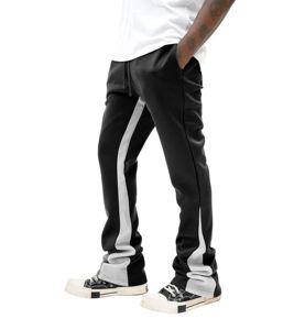 Pantalon de jogging ample et évasé pour homme, 100 % coton, style hip-hop, haute qualité, tendance streetwear 2026 - Product Image 3