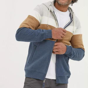 Ensemble de survêtement d'hiver pour homme, 100% coton, sans doublure, avec fermeture éclair et boutons, comprenant un sweat à capuche moelleux et un pantalon en maille douce, qualité OEM supérieure - Product Image 1