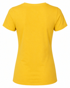 T-shirt col en V idéal, respirant, pour l'été, taille OEM, noir uni, décontracté, manches courtes pour femme - Product Image 3