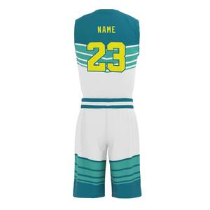 Vente en gros d'uniformes de basket-ball personnalisés, réversibles, bon marché, avec le meilleur design de maillot de basket-ball à la mode - Product Image 3