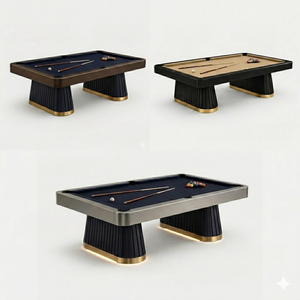 Table de billard de luxe moderne Avena Negroni personnalisée avec tapis haute vitesse durable - Product Image 4