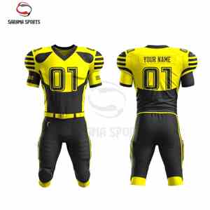 Conjuntos de Uniformes de Fútbol Americano de 12 Paneles, Personalizados con Impresión, Pantalones Cortos Antibacterianos, Ropa Deportiva de Verano, 100% Poliéster, Correa Ajustable - Product Image 1