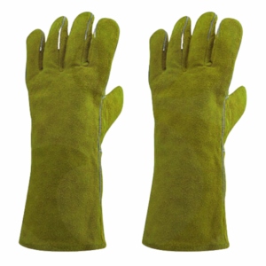 Gants de sécurité en cuir de vachette de qualité supérieure, résistants aux flammes, pour la construction industrielle et le barbecue, excellente protection des mains - Product Image 6