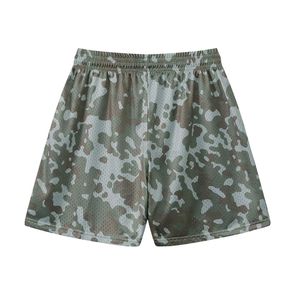 Shorts en maille 100% polyester, imprimé camouflage par sublimation, tissu haute densité, respirant, entraînement en plein air, gym, streetwear, short pour homme - Product Image 2