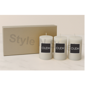 <b>ROUND</b> PILLAR <b>CANDLE</b> designs decor option Home Decoration Weddings Christmas Easter Birthday & Valentine's Day - Product Image 3