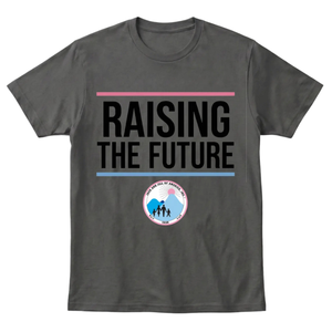 T-shirt graphique Raising the Future pour hommes, en coton doux, col rond, manches courtes, vêtements décontractés à la mode pour tous les jours - Product Image 1