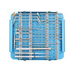 Boîte de rangement chirurgical de haute qualité pour petits fragments et instruments, en acier inoxydable durable, certifiée CE, kit de stockage chirurgical CE - Product Image 2