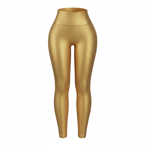 Comfortable and Stylish Workout <b>Leggings</b> Sustainable Recycled Polyester Eco-Friendly Yoga Pants - Product Image 3