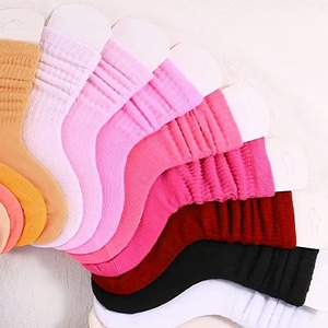 Wholesale <b>Women's</b> Knit Leg Warmers Breathable Eco-Friendly Daily Use Slouch <b>Socks</b> Comfortable Casual Wear Custom Logo - Product Image 2