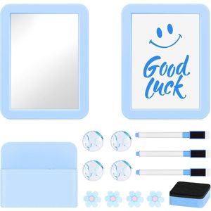 Set di 15 Accessori per Armadietti Scolastici Include Specchio Magnetico, Pennarelli per Lavagna, Portapenne e Magneti per Conservazione Sicura - Product Image 1