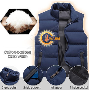 Durable Puffer <b>Vest</b> Strong Fabric Puffer <b>Vest</b> <b>Long</b> Use Puffer <b>Vest</b> Outdoor Ready Puffer <b>Vest</b> - Product Image 2