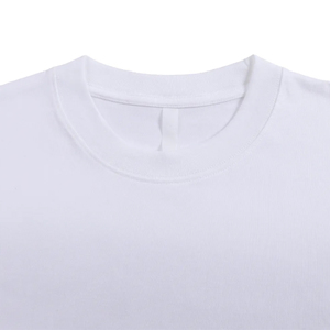 Wholesale High Quality 100% Cotton Knitted Oversized Compress <b>T</b>-Shirt Men Custom Short Sleeve Eco-Friendly Breathable - Product Image 3