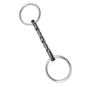 Heavy Duty Stainless Steel Made Round Handle Horse Products Double Jointed <b>Titanium</b> Equestrians Use Bits For Better Control - Product Image 4
