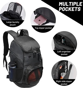 Sac de sport léger en nylon sur mesure avec doublure en polyester, qualité supérieure, sac de basketball le plus vendu - Product Image 4