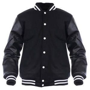 Cheap Price Custom Embroider Patched Logo Letterman Varsity <b>Men</b> Baseball <b>Jackets</b> - Product Image 1