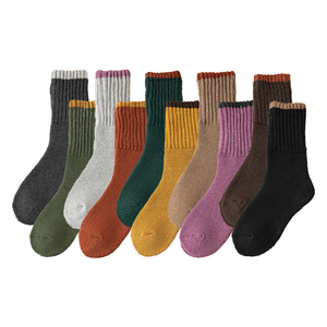 Hot Sale Matching Color Middle Tube Lady <b>Socks</b>, Thickening Sweet Leisure <b>Warm</b> <b>Women</b> <b>Socks</b> breathable <b>socks</b> Multi-color spandex - Product Image 1