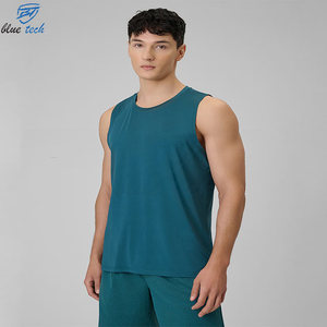 Custom Men Plus Size 2-Piece Gym Fitness Tank Top and Training Shorts Workout Set Breathable Quick Dry Front Plaid Pattern - Product Image 2