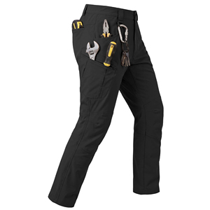 Pantalones de Trabajo Resistentes, Tela Resistente con Lazos para Herramientas y Bolsillos con Cierre Seguro para Uso Diario en Obras de Construcción - Product Image 1