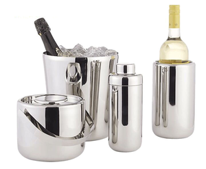 Cubo de Hielo de Acero Inoxidable al por Mayor para Fabricantes, Enfriador de Vino, Cubo de Bebidas de Acero Inoxidable para Uso en Bares y Cervecerías - Product Image 6