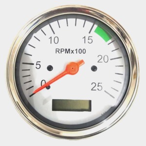 Compteur de régime et compteur horaire 704/50228 compatible avec la chargeuse-pelleteuse JCB 3CX 4CX 12V, pièce de rechange OEM - Product Image 1