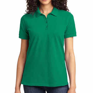 New Summer Polo Shirt Women's Casual Slim Solid Color Polo Shirts Women 100% Cotton Breathable Lightweight Polo Shirt Ladies - Product Image 1