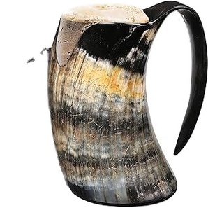 Vaisselle Excellente Qualité Fourniture En Vrac Buffle Corne À Boire Tasse Café Boisson Cocktail Puissance Agate Tasses À Bière De - Product Image 3