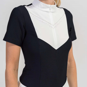 Camiseta de equitación para mujer, cuello redondo, personalizable, ligera, transpirable, de alta calidad, multifuncional - Product Image 6
