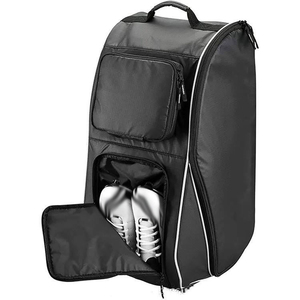Mochila de Fútbol Negra Personalizada en Oferta, Ligera, Impermeable, Duradera, de Poliéster, para Almacenamiento de Equipo de Jugador - Product Image 2