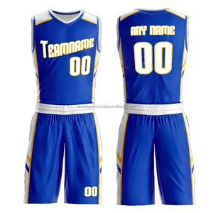 Ensemble de vêtements de basketball pour hommes personnalisés en gros, respirant, séchage rapide, 100% polyester, imprimé par sublimation personnalisé - Product Image 1