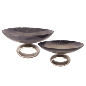 Última Llegada de Patrones Modernos, Platos de Servicio de Alimentos de Lujo para el Hogar, Hotel y Cocina, Hechos de Metal Plateado Pulido de Alta Calidad - Product Image 6