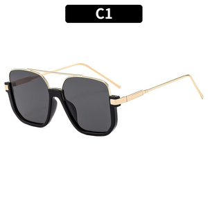 New Arrival Big Frame Stylish Y2k <b>Square</b> Metal Frame Uv400 <b>Sunglasses</b> Fashion Vintage Shades Oversized <b>Sunglasses</b> Unisex 2025 - Product Image 2