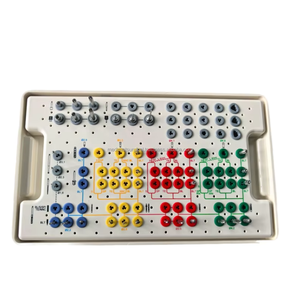 Plateau d'instruments chirurgicaux dentaires avec outils d'implantation codés par couleur, manuels et électriques, plusieurs couleurs, instruments dentaires de haute qualité, certifiés CE - Product Image 4