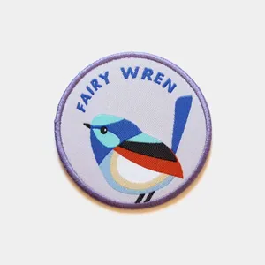 Patch thermocollant avec logo brodé et design du Conseil de Wakefield, patch rectangulaire en tissu - Product Image 5