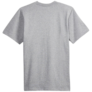 เสื้อยืดผู้ชายไซส์ใหญ่ สีเทาเฮเธอร์ ผ้าฝ้ายพรีเมียม คอกลม แขนสั้น สไตล์ลำลอง ทนทาน ใส่ได้ทุกวัน - Product Image 2
