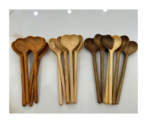 Cuchara de Café de Madera Ecológica Hecha a Mano con Diseño Moderno, Cuchara Reutilizable de Madera Natural para Remover Té y Espresso para el Hogar - Product Image 2