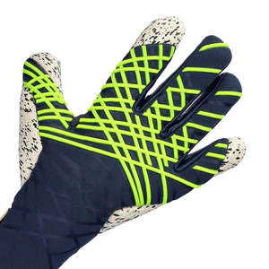 Football Goalkeeper Gloves Full Finger Latex Material Non-Slip Breathable Adjustable Pull-On Wrist <b>Strap</b> Finger Thumb Protection - Product Image 6