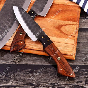 ชุดมีดเชฟเหล็กกล้าไร้สนิม 12C27 ตีขึ้นรูปด้วยมือ ด้ามไม้พะยูง คมกริบ ออกแบบตามหลักสรีรศาสตร์ ใบมีดขนาด 4.5-9 นิ้ว - Product Image 5