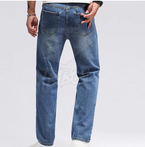Jean décontracté droit taille mi-haute pour homme en velours côtelé 100 % coton, respirant, écologique, séchage rapide, logo personnalisable, hiver - Product Image 5
