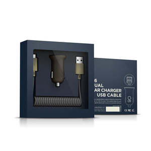 Custom High Quality Recyclable <b>Foldable</b> Electronic Accessories Cardboard Paper <b>Box</b> Packaging for Travel Charger Power Bank - Product Image 5