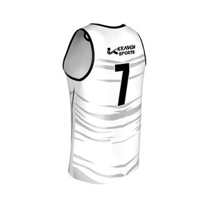 New Arrival Round Neck Collar Design <b>Printed</b> Sublimation Basketball Jersey Latest Multi Color Sublimation Design Basketball Jers - Product Image 2