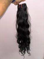 Lots de Cheveux Indiens Vierges Bruts Lisses 100% Naturels Non Traités Tissage de Cheveux Humains Pointes Épaisses Faible MOQ