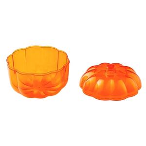 Kwang Hsieh Halloween clair PS en plastique citrouille bonbons conteneur 5mm d'épaisseur de qualité alimentaire pour chewing-gum gelée jus sucre stockage - Product Image 3
