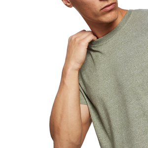 T-shirt décontracté pour homme, coupe ample moderne, épaules tombantes, en coton léger, pour un style de vie quotidien et les activités de plein air - Product Image 5