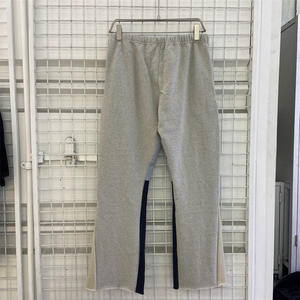 OEM Design de logo personnalisé Pantalon de survêtement évasé sport décontracté pour hommes Leggings légers à taille haute Patchwork Cordon de serrage Tissu peint - Product Image 3