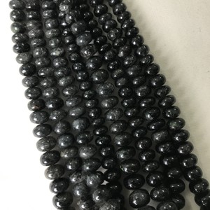 ลูกปัดรูไทล์สีดำเกรด AAA แท้ 100% รับรองโดย IGI ขนาด 6 มม.-14 มม. หินไฟ Vivaaz Gems Jaipur สำหรับทำเครื่องประดับ - Product Image 3