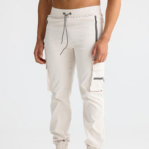 กางเกงลำลองผู้ชายแฟชั่นประจำชาติฤดูใบไม้ร่วงฤดูหนาว ลายฮาเร็ม ผ้าลูกฟูก ป้องกันขนร่วง 100% โพลีเอสเตอร์ เป็นมิตรกับสิ่งแวดล้อม จีบด้านหน้า - Product Image 2