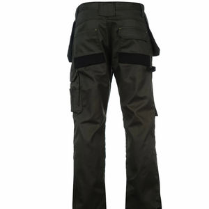 Pantalones de trabajo tipo cargo para hombre, duraderos, transpirables, económicos, de cintura alta, 100% algodón, transpirables, personalizables, con múltiples bolsillos. - Product Image 6