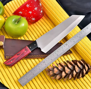 Couteau de chef en acier à haute teneur en carbone de qualité supérieure, fabriqué à la main, manche en bois, couteau de cuisine, fabricant OEM en gros - Product Image 6