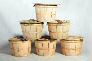 Equipo de cangrejo más vendido: cesta redonda de cangrejo de astillas de madera importada de Vietnam - Product Image 4